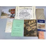 A selection of Hull and East Riding ephemera, including a handwritten 19th horse stand book by David