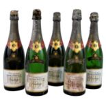 1969 Bollinger Vintage Brut Champagne, 4 bottles, together with 3 that have major seepage (7).