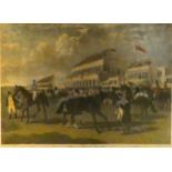 After John Frederick Herring (Snr) (1795-1865), "Grand Stand Ascot - Golden Cup Day, 1839", engraved