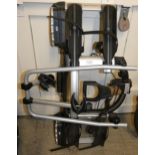 A Jaguar car rack for two mountain bikes by Thule model Euroway 920/