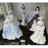 A Coalport china 'Femmes Fatales' figurine, No. 2,117/12,500, Emma Hamilton, 1991, sculpted by