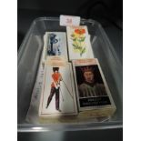 A selection of cigarette cards