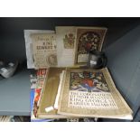 A selection of royal coronation ephemera and souvineers