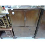 An early 20th Century bedroom cabinet