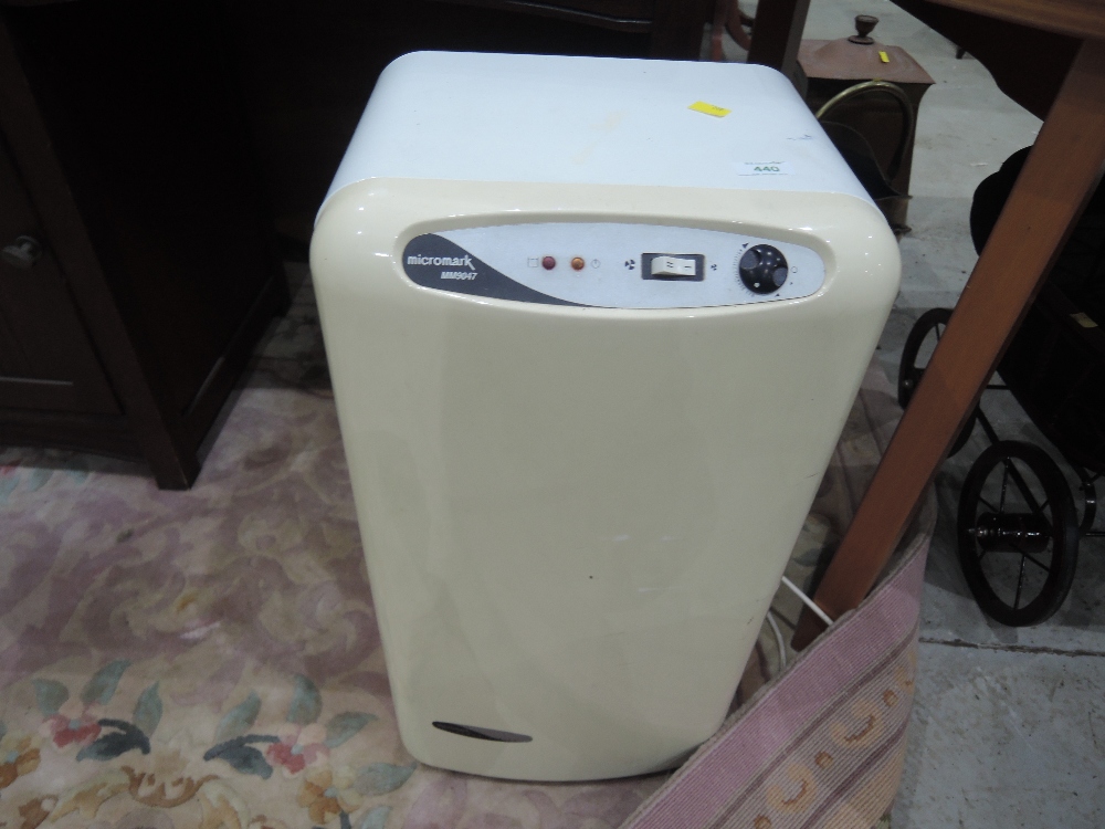 A Micromark MM9047 dehumidifier