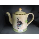 A Carleton Ware teapot with design from the Two Dutch Dolls and Golly