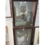 A selection of vintage prints with period style frames