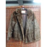 A ladies fur coat retailed by Hutcheson