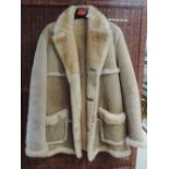 A gents vintage sheepskin coat, large size, great condition.