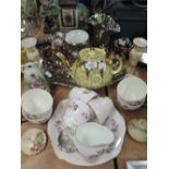 A selection of ceramics including Royal Wintons and Duchess