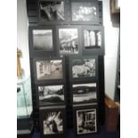 Approx thirty seven mounted black and white photographs, including Butterflies, boats, steam