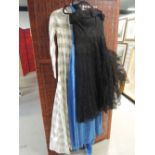 Two ladies dress items including silk style and lace