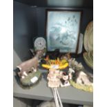 A selection of animal figures and figurines