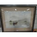 An original water colour signed Douglas Hyslop