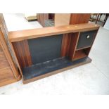 A vintage sapele fire surround