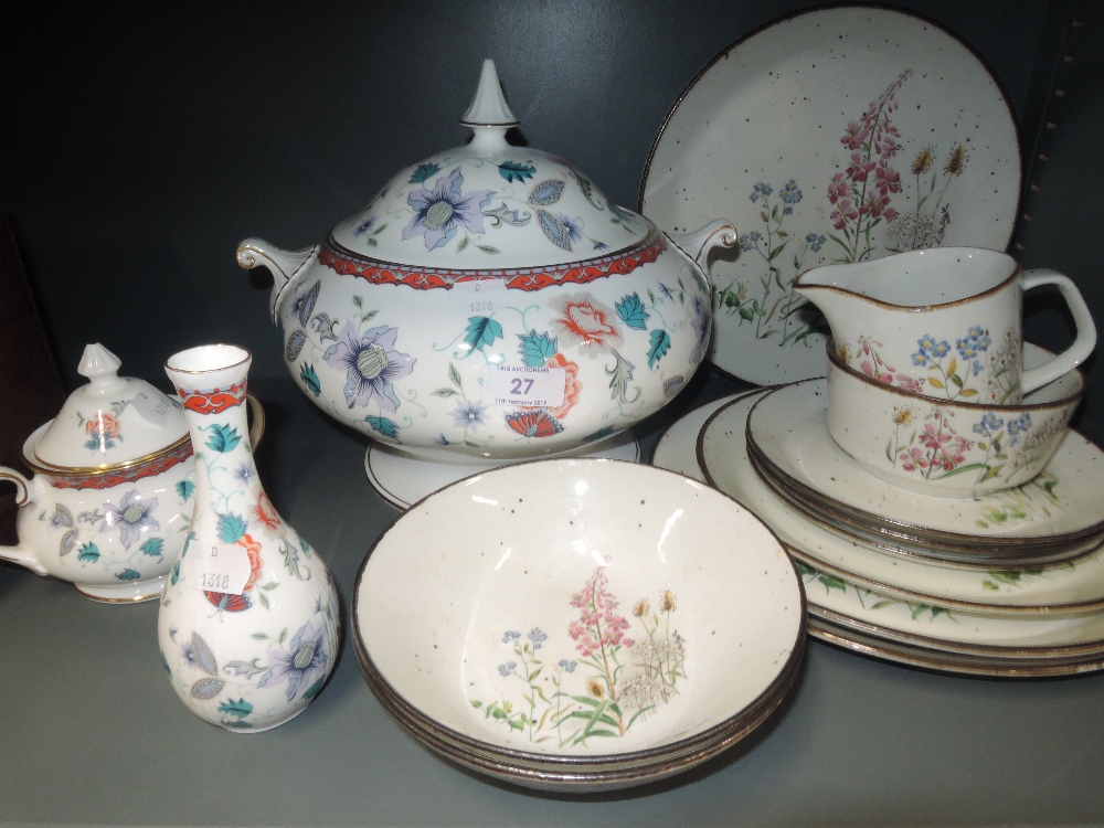 A selection of ceramics including Royal Grafton lidded tureen