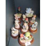 A selection of figures and figurines from Little Nook village Leonardo