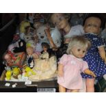 A selection of childrens toys and dolls