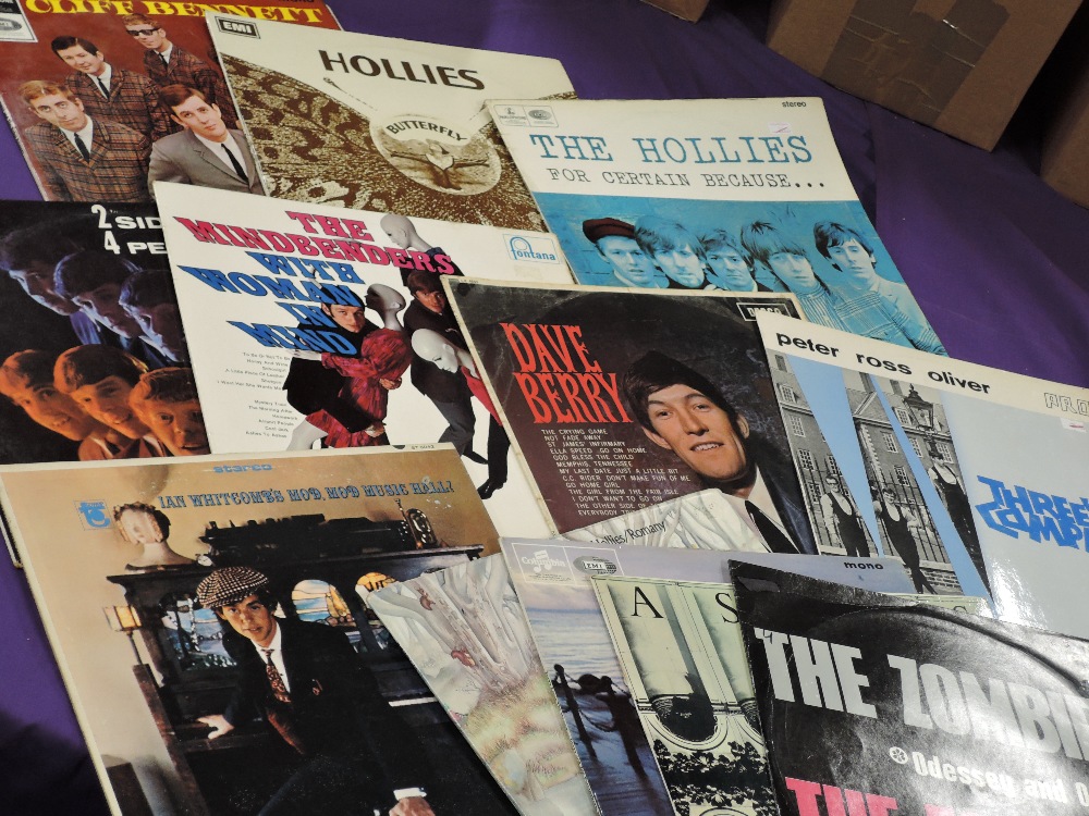 12 album 1960's lot - Hollies - Mindbenders - Manfreds and more , some great albums in this lot