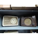 Two vintage radios , both Bush