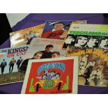17 x 1960's pop album lot - Troggs / Kingsmen and more