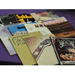 11 rock album lot - Man , Uriah Heep , Black Sabbath , Deep Purple and more - nice selection of