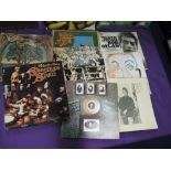 Selection of folk albums , Dylan and more - would benefit from cleaning - some nice titles