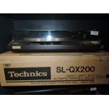 A Technics SL-QX200 Quartz direct drive turntable