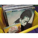 A box of albums mainly 70's including Terence Trent D'Arby, The Moody Blues etc