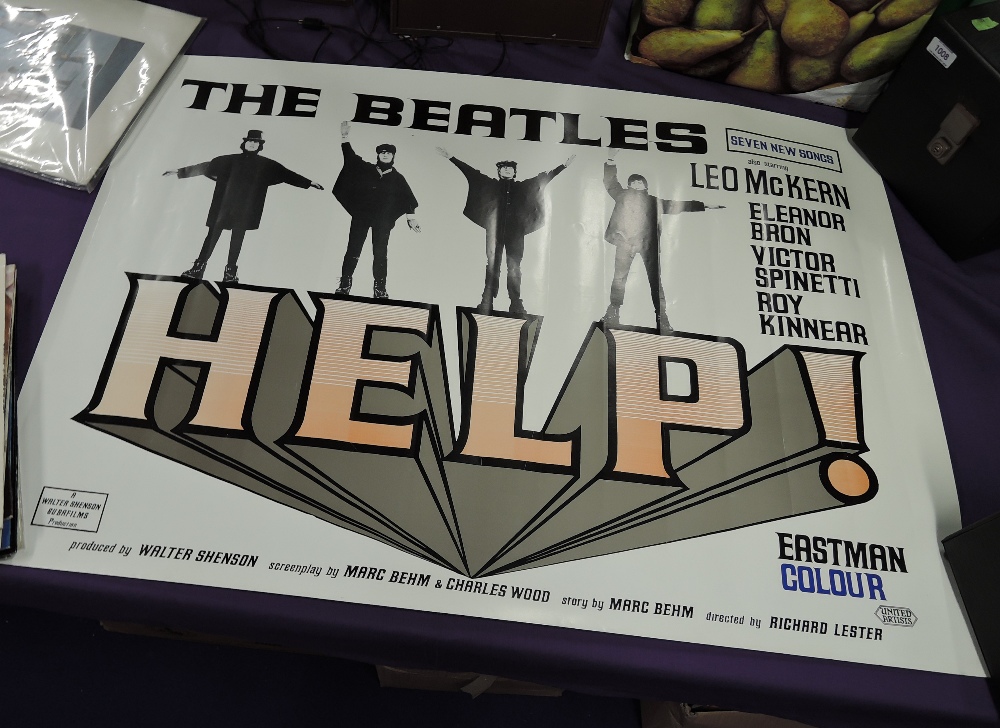 Beatles 'help ' repro poster