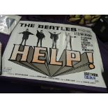 Beatles 'help ' repro poster