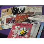 15 Album lot - Clash - English Dogs - UK Subs - Punk interest , some rare titles