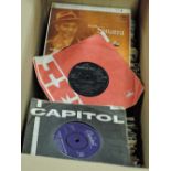Large box of mixed 45's - mainly 60's - plus other eras - great shop stock - jukebox - online seller