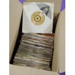 Large box of mixed 140 45's - mainly 60's - plus other eras - great shop stock - jukebox - online