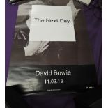David Bowie ' next day ' rare shop promo poster - hard to find item