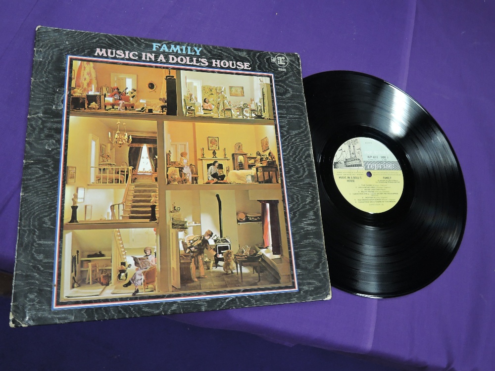 Family - music in a doll's house - rare uk original with some sleeve creasing - playback is nice , a