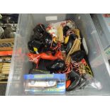 A selection of Scalextric cars track and accessories