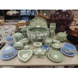 A selection of ceramics by Wedgwood Jasperware including footed bowl