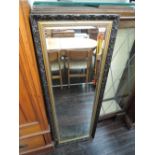 A Victorian style full length wall mirror