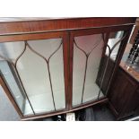 An early 20th Century mahogany display cabinet