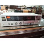 A vintage JV KG-V100 stereo cassette deck