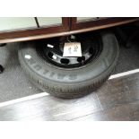 A steel wheel fitted with 195/65/R15 Salun Atrezo Elite tyre