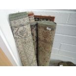 Three vintage fireside rugs