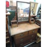 A Victorian mahogany dressing table