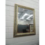 A modern floral frame mirror