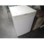 A Hotpoint under counter fridge