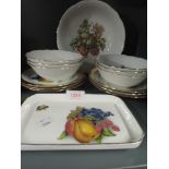 A selection of ceramics including desert bowls