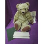 A DoorMouse Designs jointed bear, Buffin, limited edition 46/500, height 22 inches