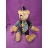 A Ballard Baines Bear Company jointed bear, Julian the Jester, height 18 inches