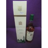 A bottle of House of Commons blended whisky, 70cc 40% proof bearing signature from Tony Blair, in